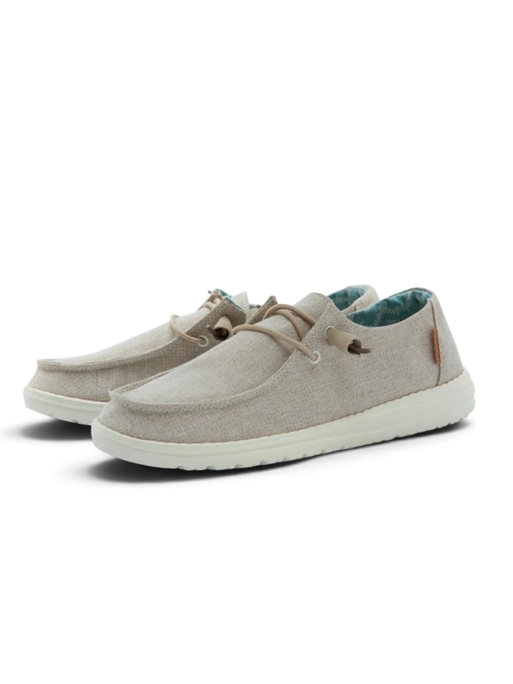 Hey Dude Wendy Chambray Slip-on Shoes in  Beige Size US 6; EU 37 LIKE NEW